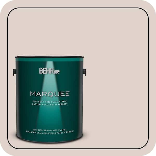 BEHR MARQUEE 1 gal. #MQ3-07 Vision of Light One-Coat Hide Semi-Gloss Enamel Interior Paint & Primer