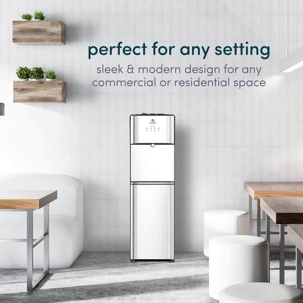 Avalon Stainless Steel Bottom Loading Water Dispenser with Filtration