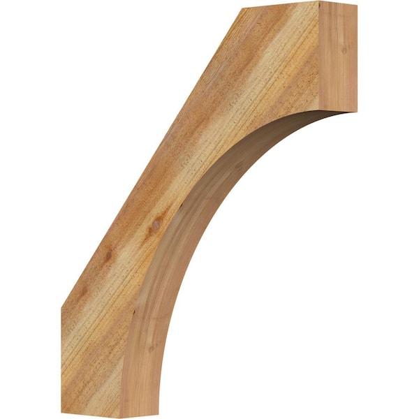 Ekena Millwork 4"W x 24"D x 28"H Westlake Rough Sawn Knee Brace, Western Red Cedar