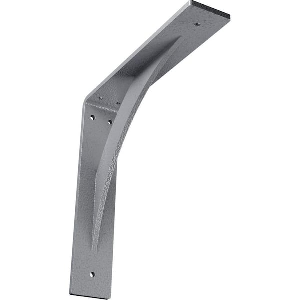 Ekena Millwork 2 in. x 10 in. x 10 in. Steel Hammered Light Blue Legacy Bracket