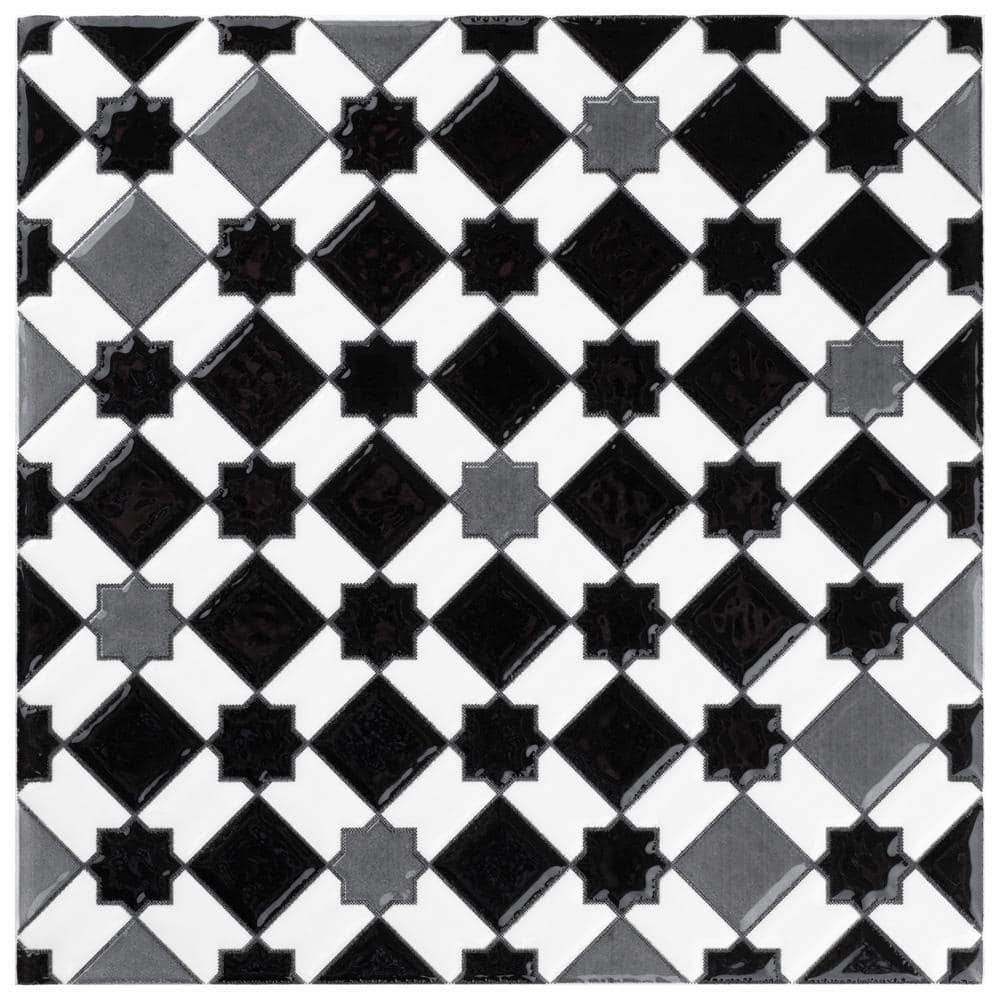 Sevillano Giralda Dark Grey 7-7/8 in. x 7-7/8 in. Ceramic Wall Tile (11.0 sq. ft./Case) price history on PriceWatchPro