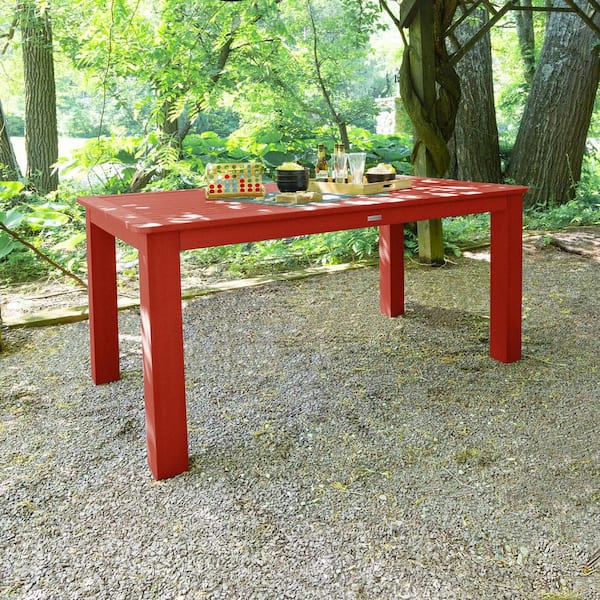 Highwood 42 in. x 72 in. Rectangular Recycled Plastic Outdoor Counter Height Table