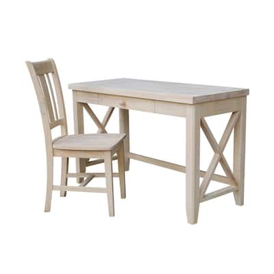 Unfinished Wood Desks Home Office Furniture The Depot Unfinished Wood Desks Home Office, Unfinished Furniture Desk