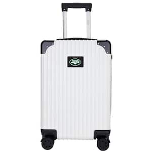 New York Jets premium 2-Toned 21" Carry-On Hardcase in White