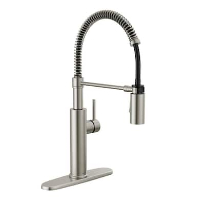 GROHE Blue Professional Starter Kit Round Single-Handle Beverage Faucet  with Pull-Out Spray in StarLight Chrome 31251002 - The Home Depot