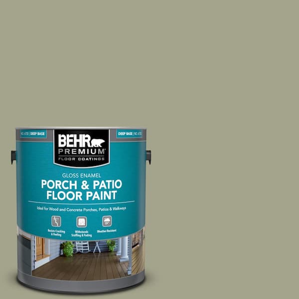 BEHR PREMIUM 1 gal. #400F-5 Promenade Gloss Enamel Interior/Exterior Porch and Patio Floor Paint