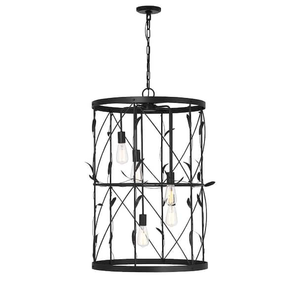 Savoy House Lexington 5-Light Matte Black Pendant Light 3-6599-5-89 ...