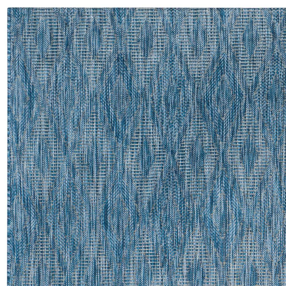 Navy Diamond Intrigue 8' x 11' Synthetic Indoor/Outdoor Rug