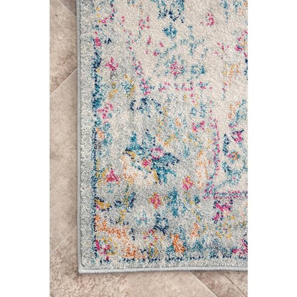 Blue 5' x 7' 5 Oval nuLOOM Vintage Maryetta Area Rug Blue 5' x 7' 5 Oval nuLOOM Vintage Maryetta Area Rug