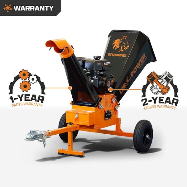 DK2 V2 Series 6 in. 15 HP 420 cc Gas Powered Wood Chipper Shredder