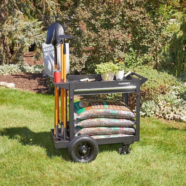 Husky Long Tool Holder for 36 in. All-Terrain Cart LONGTOOLTRAY