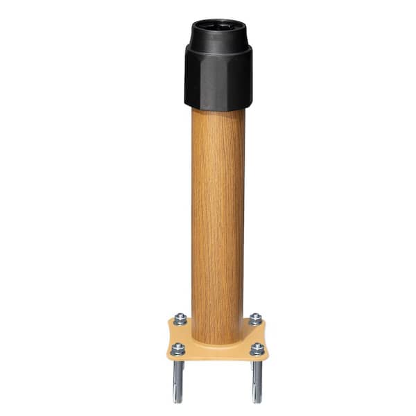 Pellebant Outdoor Portable Ground Mounted Patio Umbrella Base in Teak Color