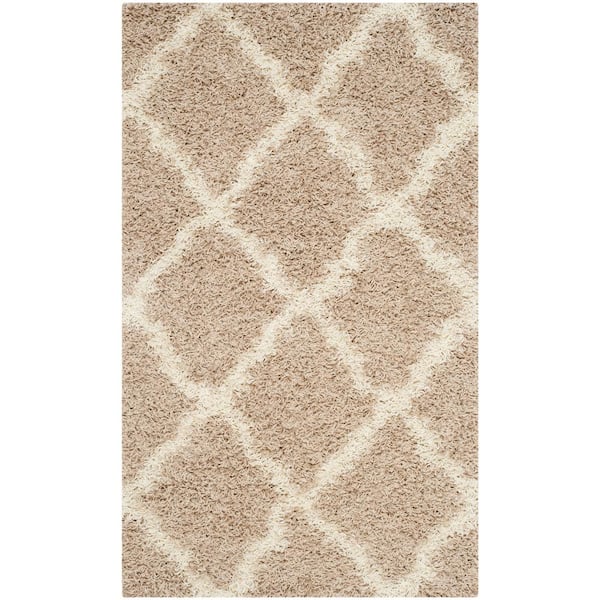 Townsend 3 ft. x 5 ft. Beige/Ivory Geometric Area Rug