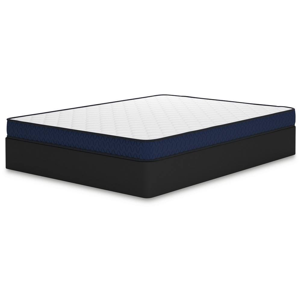 White Twin Size Firm Foam Mattress with Quilted Cover