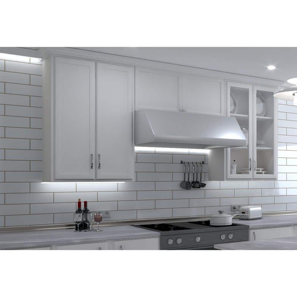 Perfecto Marvelli 4'' x 16'' White Ceramic Subway Tile