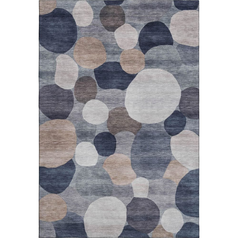 Mayfield Premium Machine Washable Abstract AMF2375 Blue 9 ft. x 12 ft. Area Rug price history on PriceWatchPro