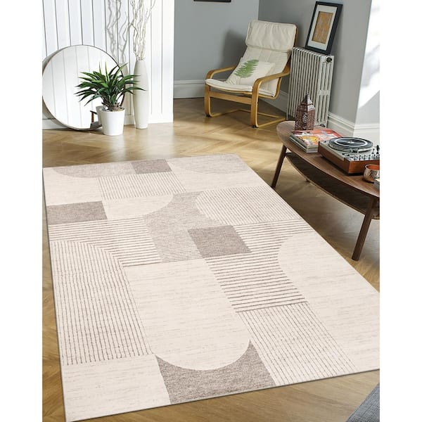 Concord Global Trading Retro Gray 8 ft. x 10 ft Concord Global Trading Retro Gray 8 ft. x 10 ft