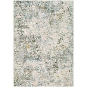Ithaca Green/Gray 12 ft. x 15 ft. Abstract Indoor Area Rug