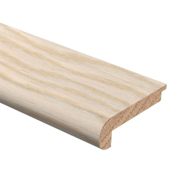 Zamma Sugar White Oak 3/8 in. Thick x 2-3/4 in. Wide x 94 in. Length Hardwood Stair Nose Molding (Engineered) Flush