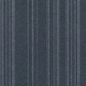 Adirondack Denim Commercial 24 in. x 24 Peel and Stick Carpet Tile (15 Tiles/Case) 60 sq. ft.
