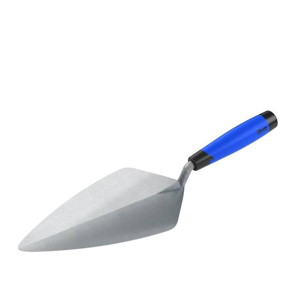 Bon Tool 11 in. Keystone Forged Steel Narrow London Masonry Brick Trowel with Comfort Wave Handle