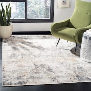 Dream Gray/Green 3 ft. x 4 ft. Abstract Area Rug