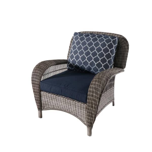 hampton bay grey wicker patio furniture