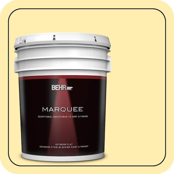 BEHR MARQUEE 5 gal. #ICC-50 Joyous Flat Exterior Paint & Primer