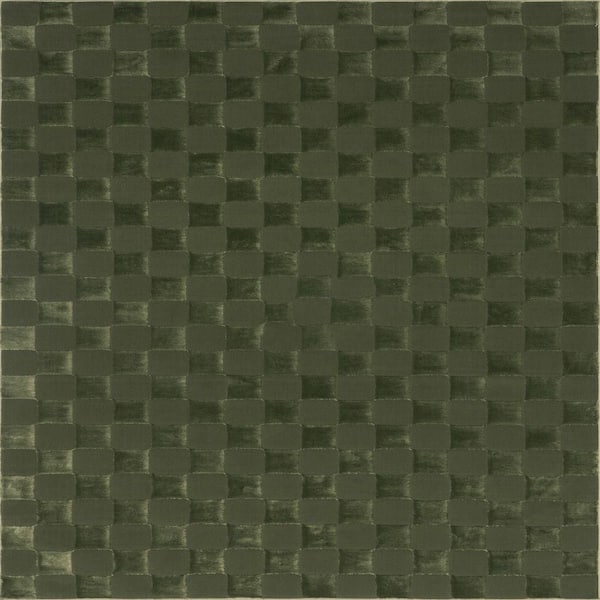 nuLOOM Alaiya Checkered Machine Washable Green 7 ft. x 9 ft. Modern Area Rug