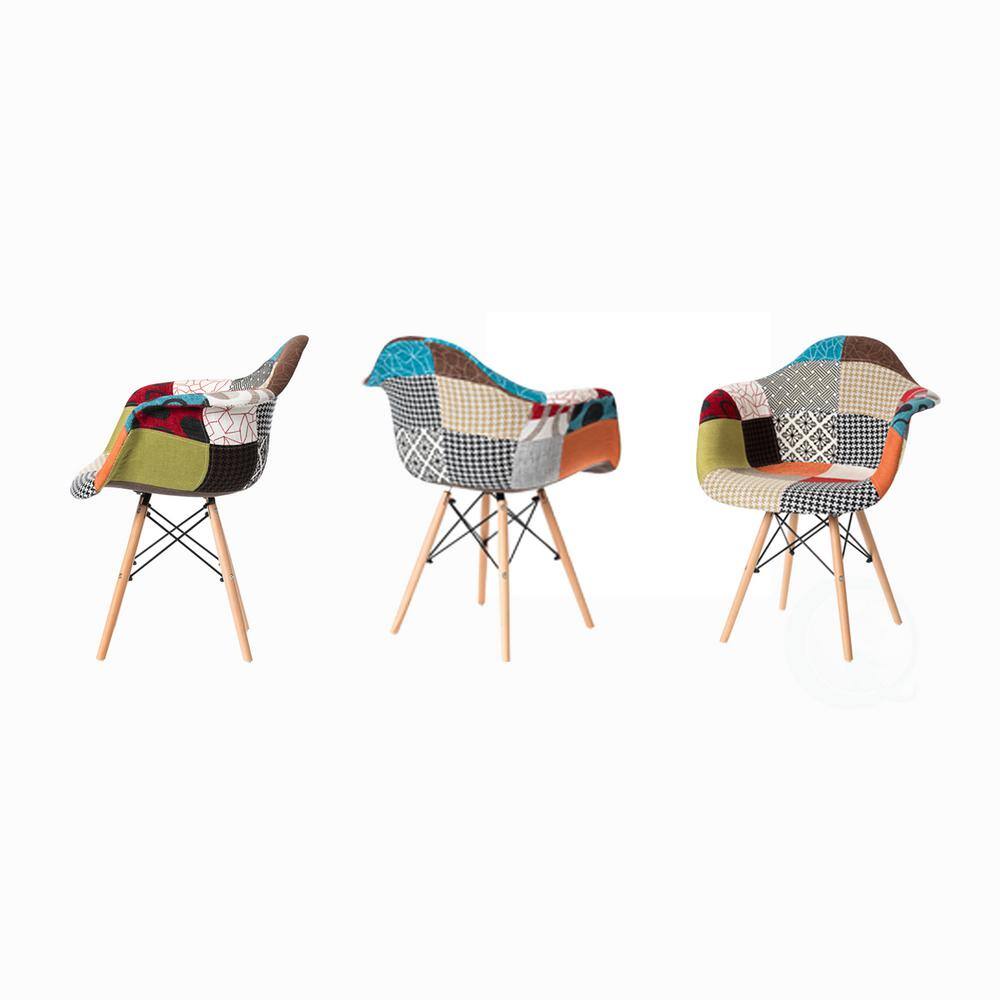 Parsons High Black Wood Side Chair with Ergonomic Design
