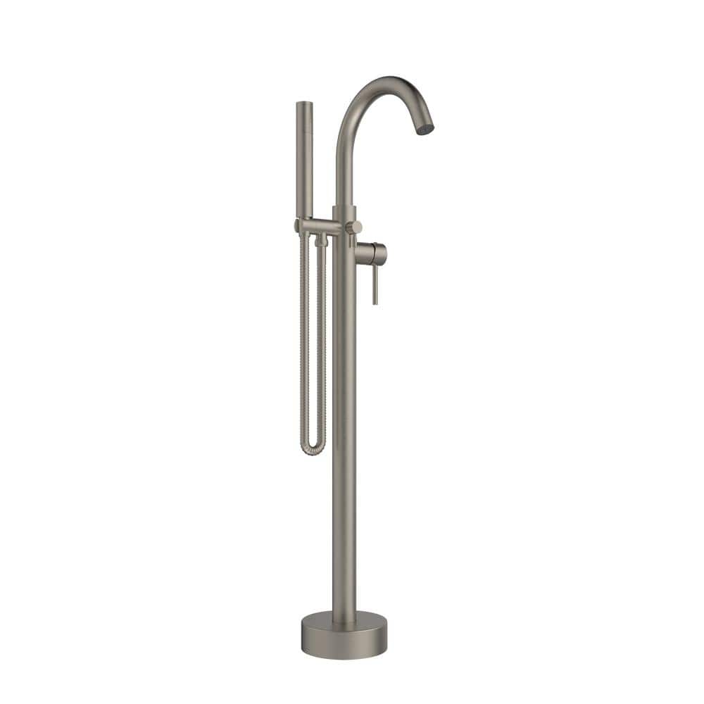 Belanger Single-Handle Freestanding Tub Faucet with Hand Shower in Brushed Nickel price history on PriceWatchPro