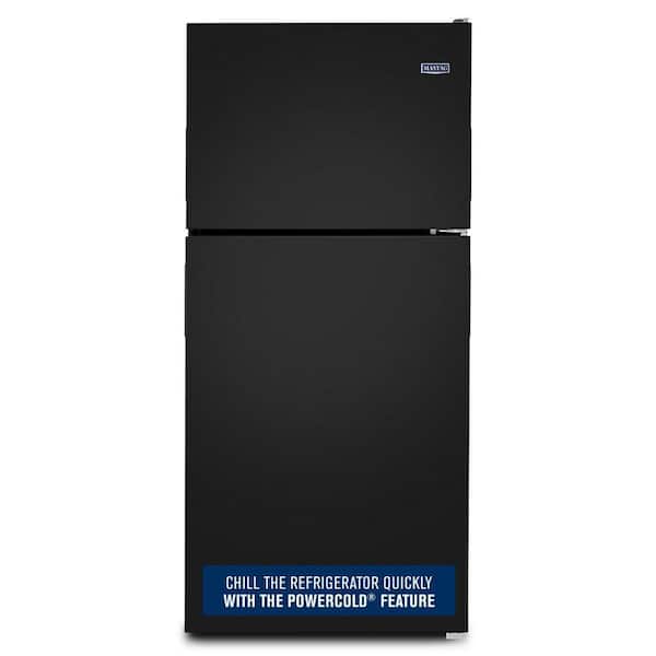21 cu. ft. Top Freezer Refrigerator in Black