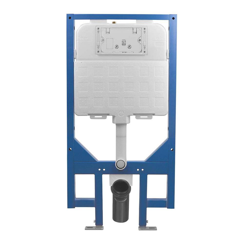 1.1/1.6-GPF Dual Flush Concealed In-Wall Toilet Tank with Gravity Fed Techn