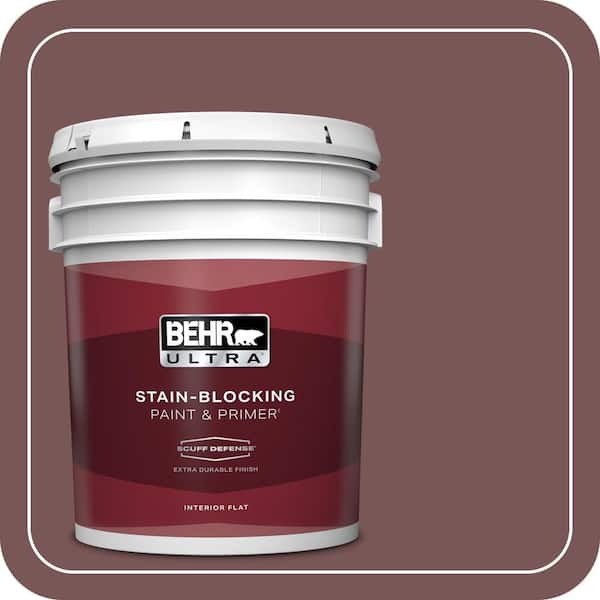 BEHR ULTRA 5 gal. #120F-6 Japanese Maple Extra Durable Flat Interior Paint & Primer