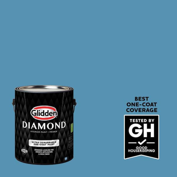 Glidden Diamond 1 gal. PPG1157-5 Vanity Flat Interior Paint with Primer