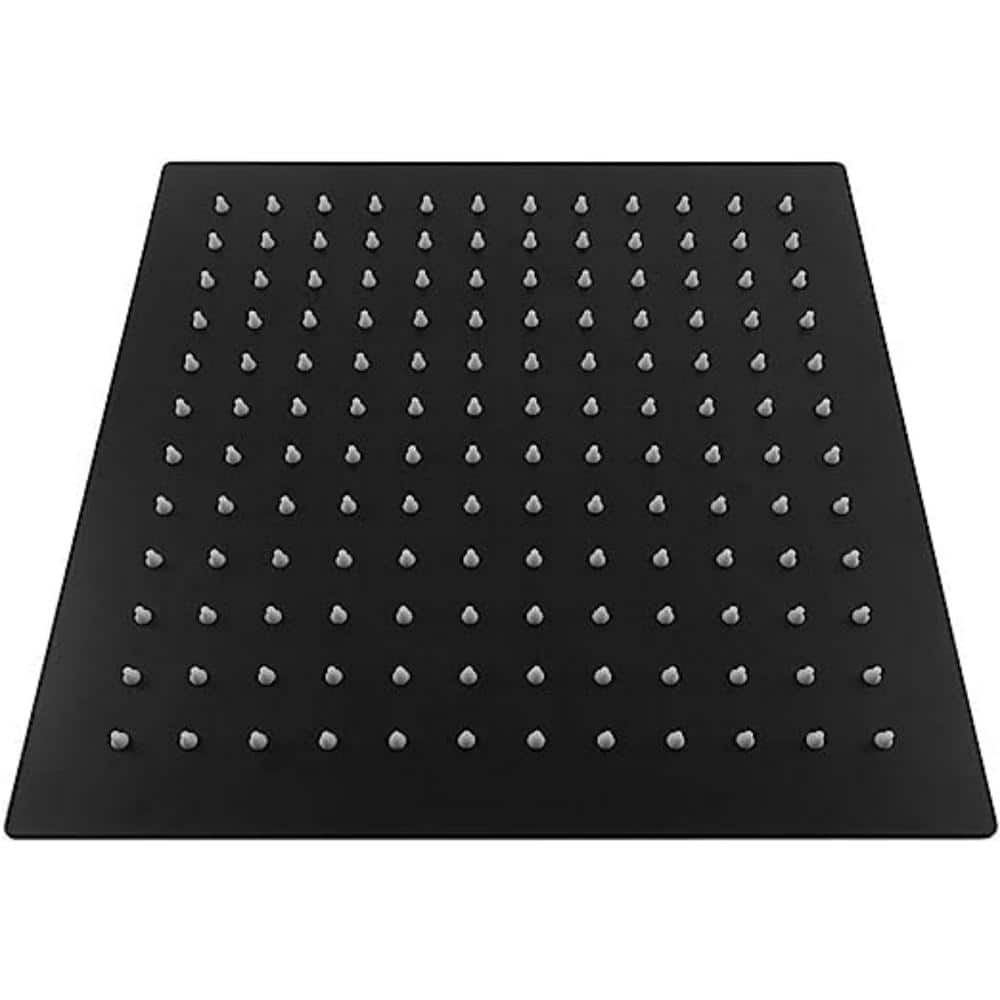 Rain Shower head 4-Spray Patterns with 1.8 GPM 12 in. Wall Mount Rain Fixed