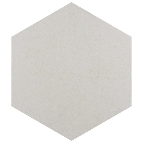 Merola Tile Vintage Hex Blanco 8-5/8 in. x 9-7/8 in. Porcelain Floor and Wall Tile (11.5 sq. ft./Case)