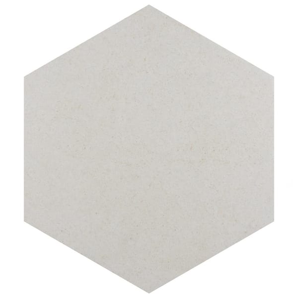 Vintage Hex Blanco 8-5/8 in. x 9-7/8 in. Porcelain Floor and Wall Tile (11.5 sq. ft./Case)