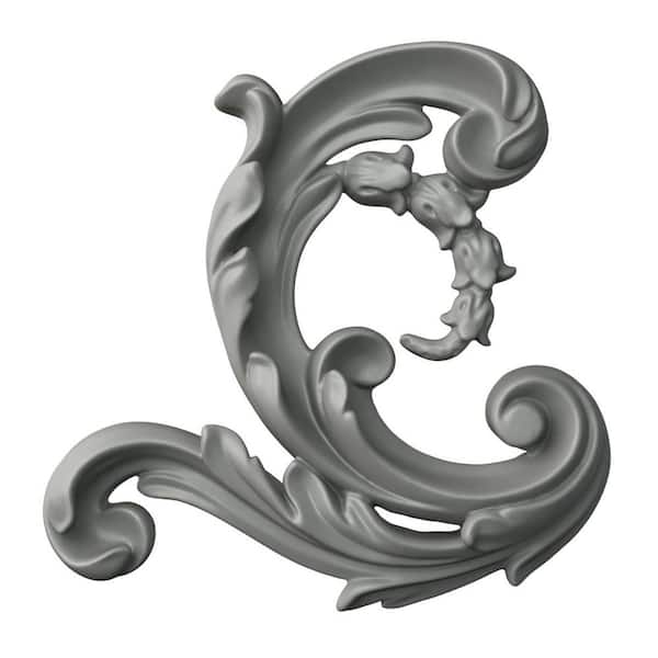 Ekena Millwork 1.00 in. x 6.125 in. x 6 in. Polyurethane Applique and Onlay Moulding