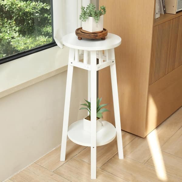 Plant Stand indoor Retro Row Small Round Modern store Home Décor Side Table for Multi Purpose for Indoor and Outdoor