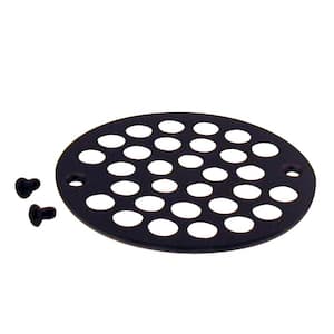 Danco 88923 Clip Style Shower Drain Cover, For Use With 3-3/8 in Shower  Drains, Aluminum Steel, Chrome Plated