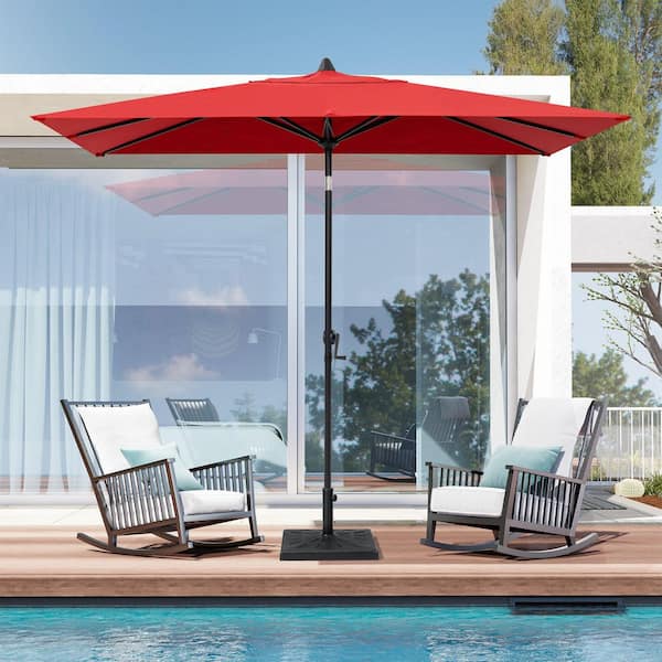 9foot blue and white patio umbrella Unbranded 9 ft. Outdoor Patio Umbrella, Outdoor Table Umbrella in Blue and  White Stripe PUE47FVT