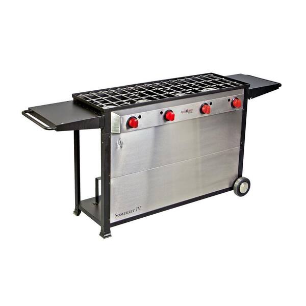 Camp Chef Somerset 4-Burner Propane Gas Grill in Stainless Steel