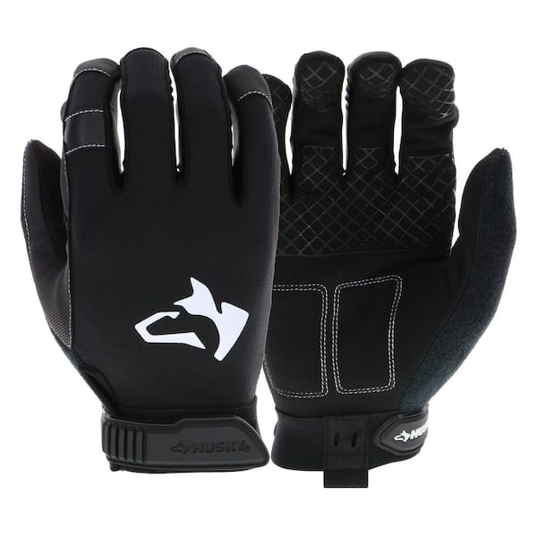 Husky Large Ripstop Hi-Dexterity Performance Work Glove with Touchscreen Capability