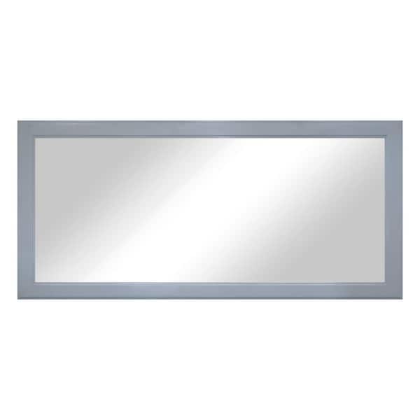 Rayne Heritage (33 in. W x 80 in. H) Gray Hardwood Poplar Mirror
