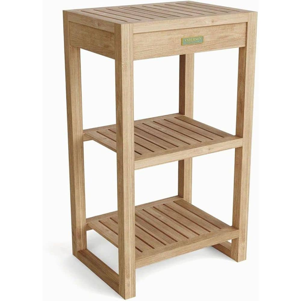 21 in. W Brown Natural Square Round Shape Aluminum Frame End Table price history on PriceWatchPro