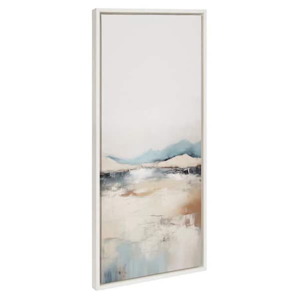Kate and Laurel Sylvie Tranquil Landscape IV Framed Canvas by Amy Lighthall Set of 1 Nature Art Print 18.00 in. x 40.00 in.