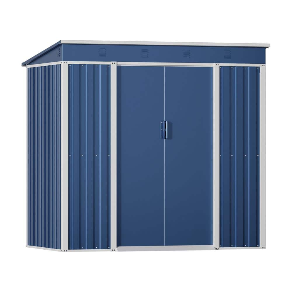 Aobabo Professional Install Metal Shed 6 ft. W x 4 ft. D Metal Shed ...