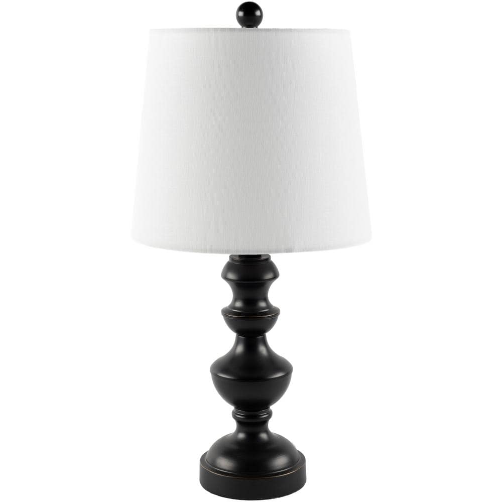 Livabliss Proteus 23 in. Black Indoor Table Lamp PTU-001 - The Home Depot