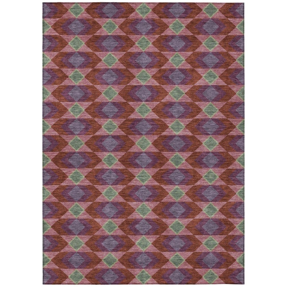 Chantille Machine Washable Indoor/Outdoor Abstract ACN2687 Burgundy 5 ft. x 7 ft. 6 in. Area Rug price history on PriceWatchPro
